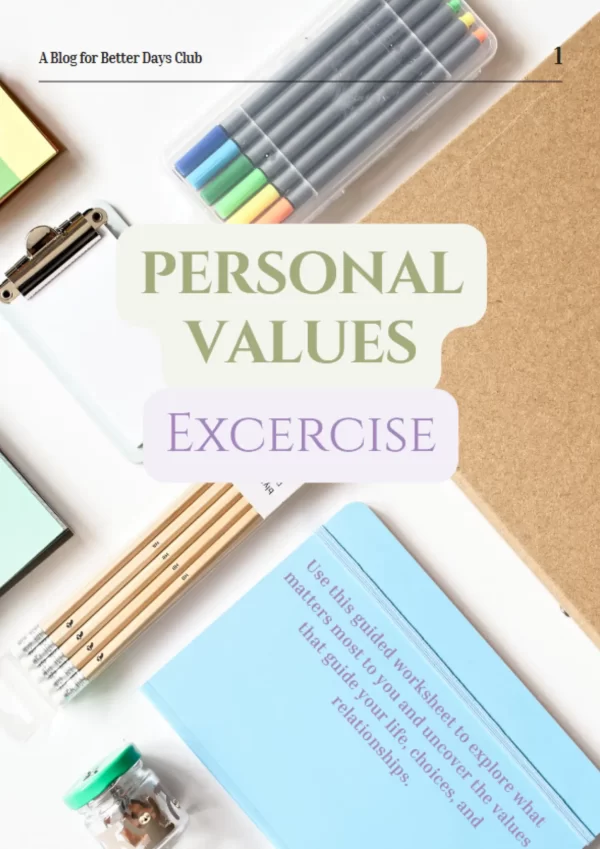 Values Excersise Quarter 2
